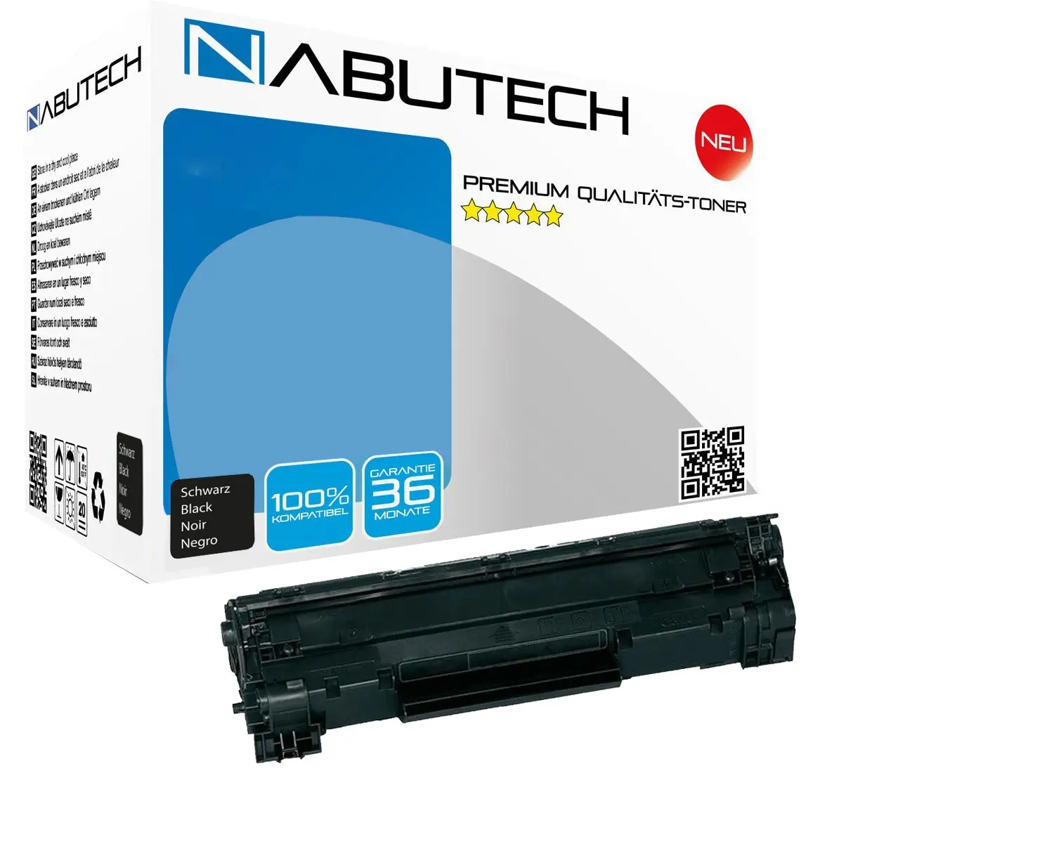 NABUTECH Toner ( nach ISO-Norm 19752 getestet ) ersetzt Canon 737 / 9435B002