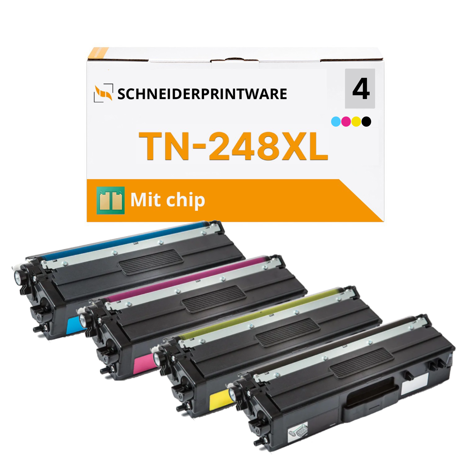 Kompatibel Brother TN-248XLCMYK Multipack Kompatibel Brother TN-248XLCMYK Multipack