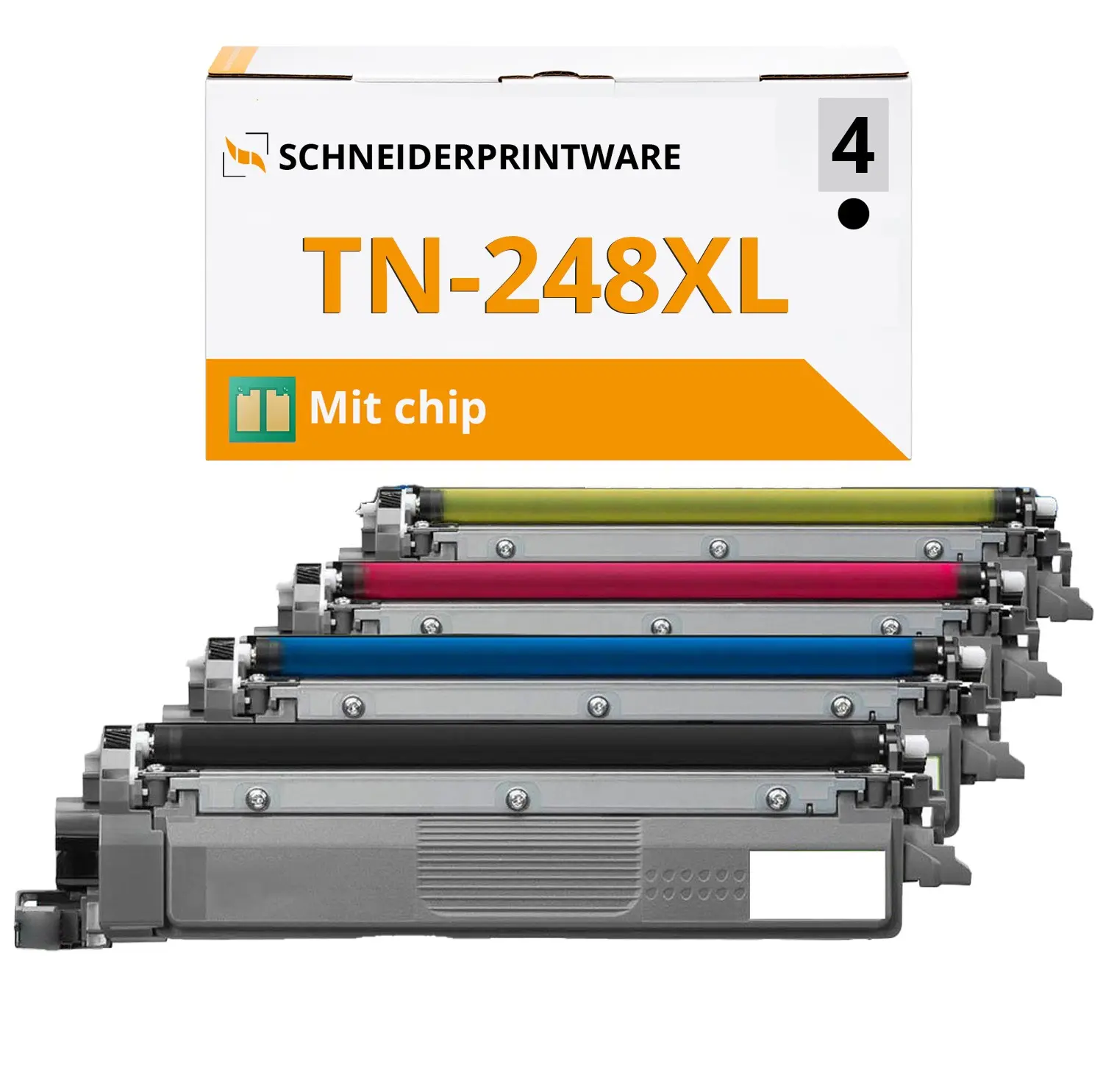 Kompatibel Brother TN-248XLCMYK Multipack 