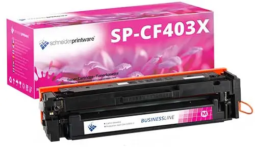 Hochleistungstoner 50% höhere Leistung ersetzt HP 201X CF403X Magenta