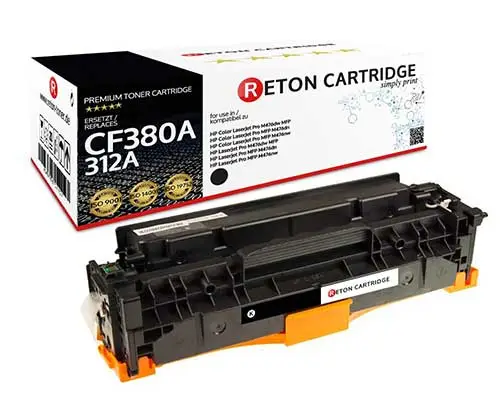 Reton Toner kompatibel zu HP 312A / CF380A Schwarz