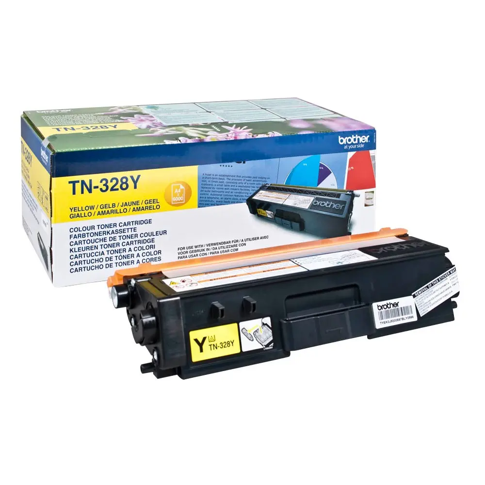 Brother TN-328 Yellow Toner