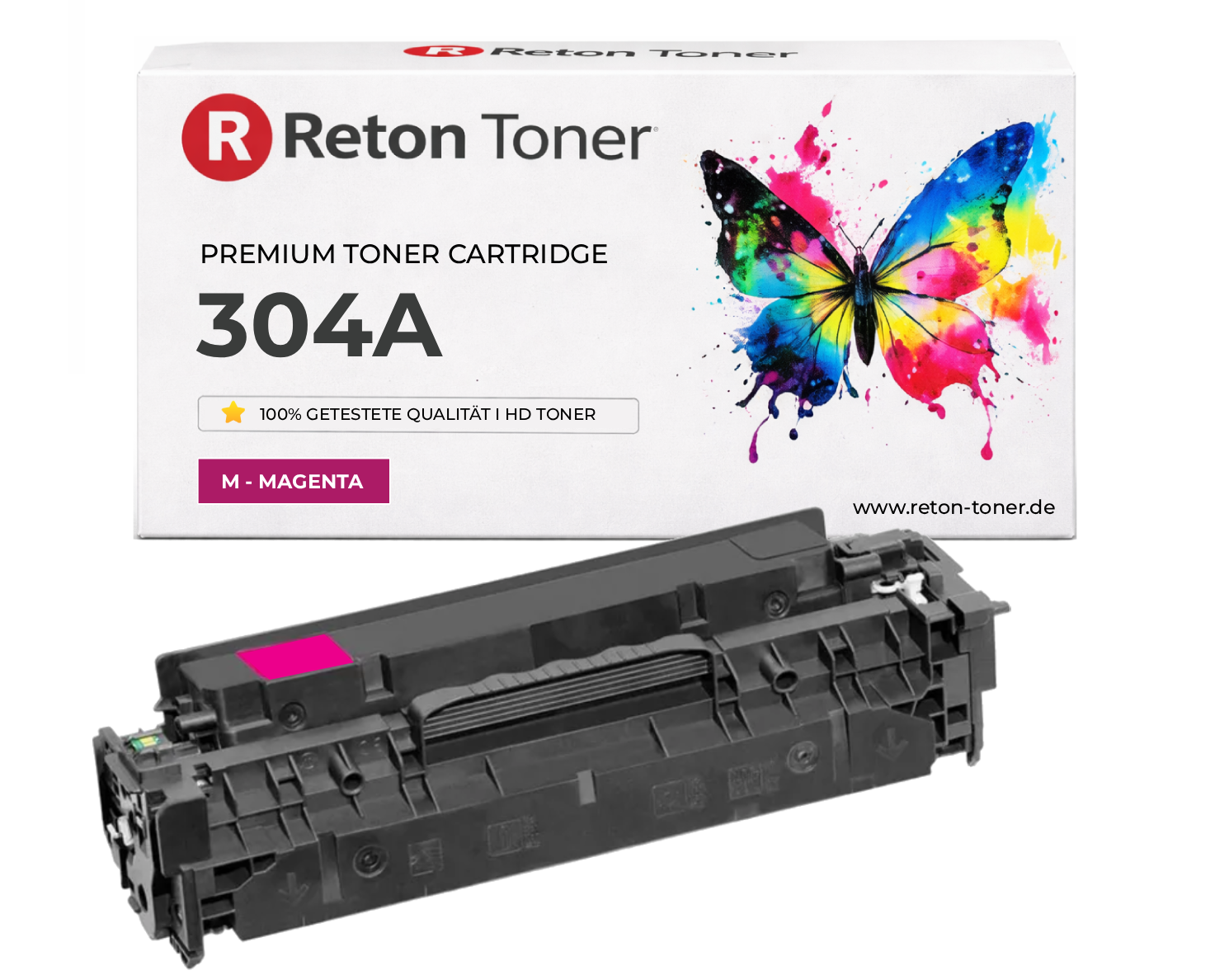Original Reton Toner kompatibel zu HP 304A / CC533A Magenta