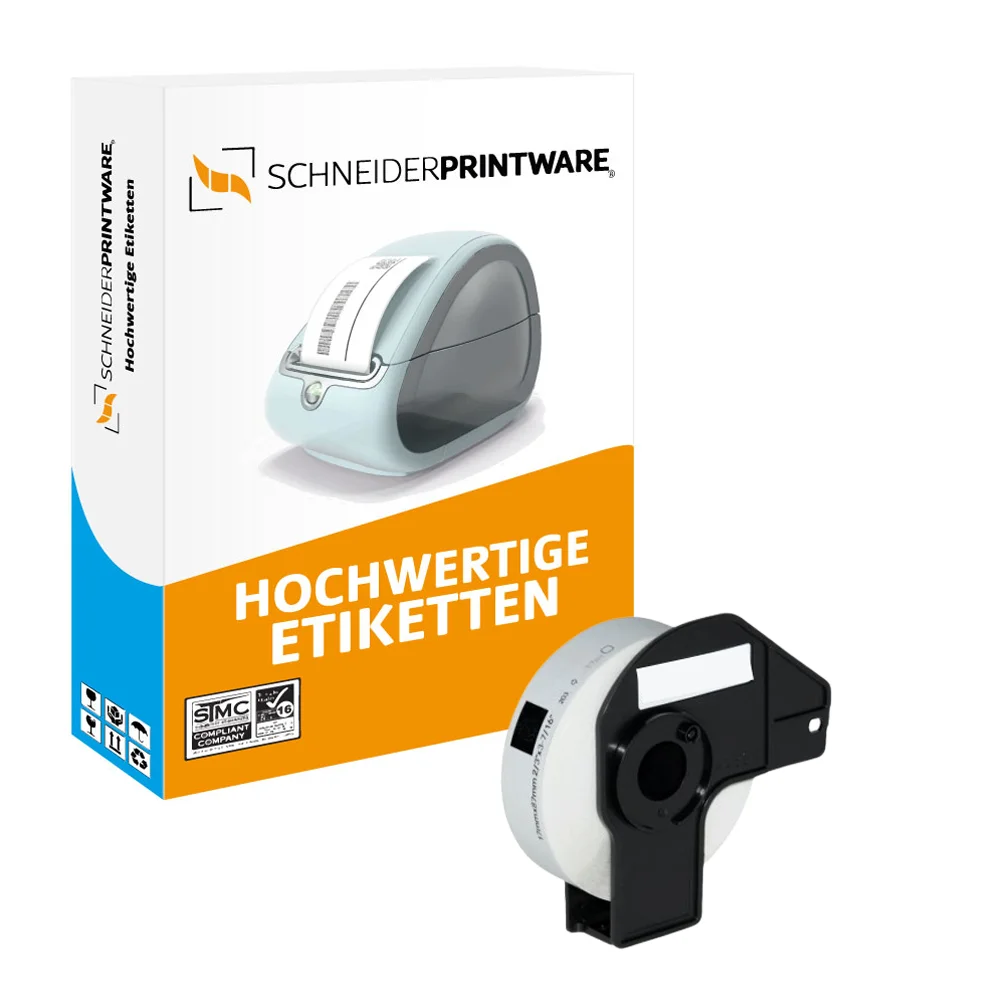Kompatibel für Brother P-Touch QL 1050 (DK-11203) Etikett 300x (17mm x 87mm) Weiss