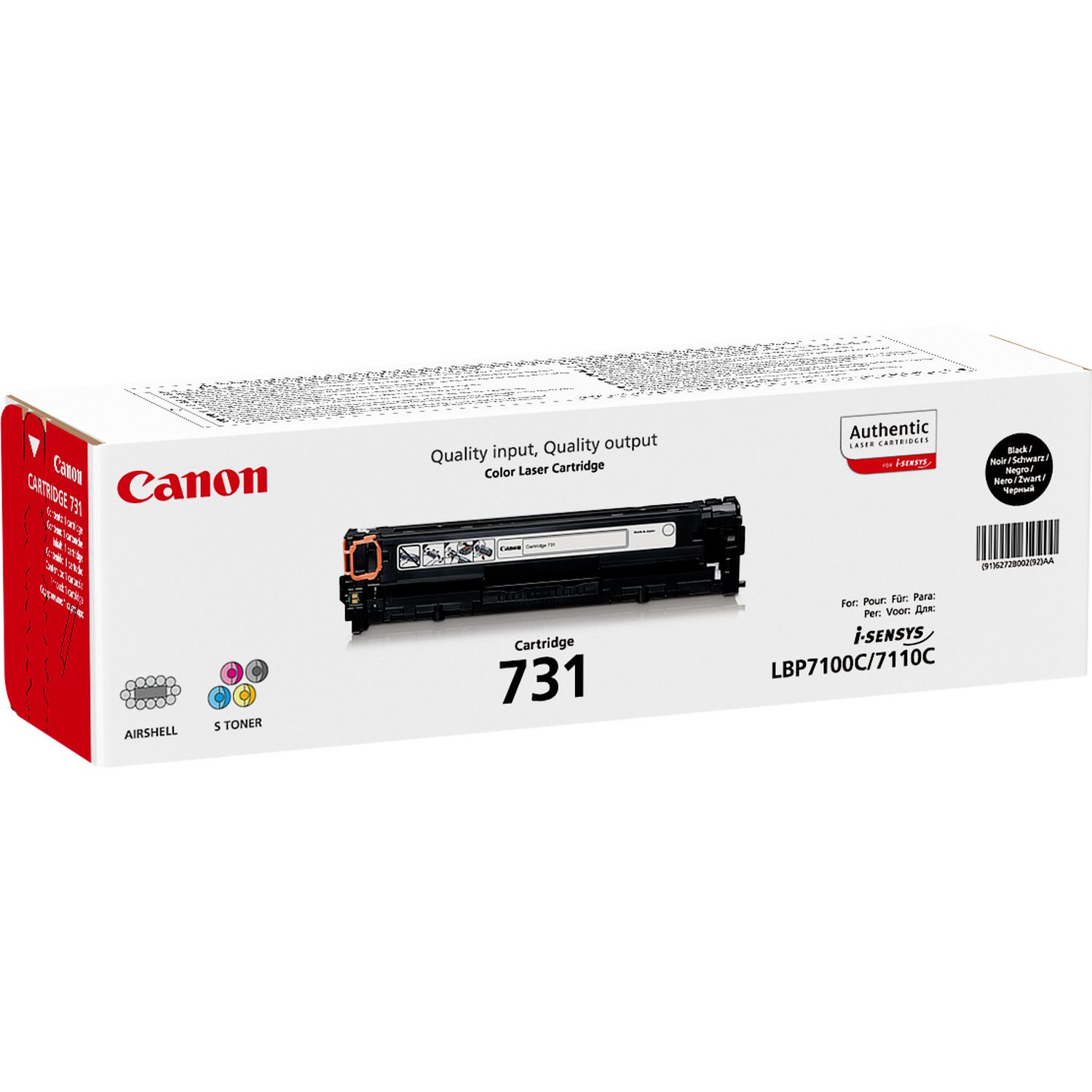 Canon 731 Black Toner