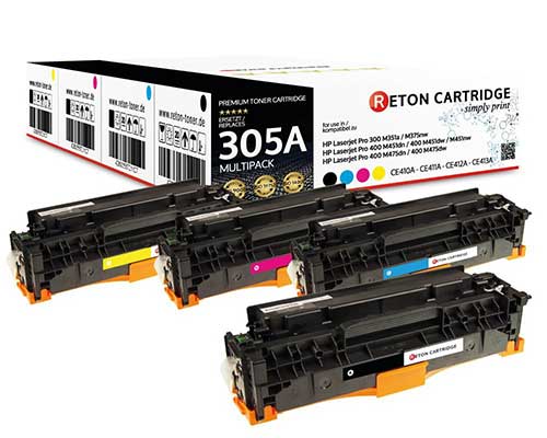 Kompatibel Toner 35% mehr Leistung für HP 305A 305 Multipack