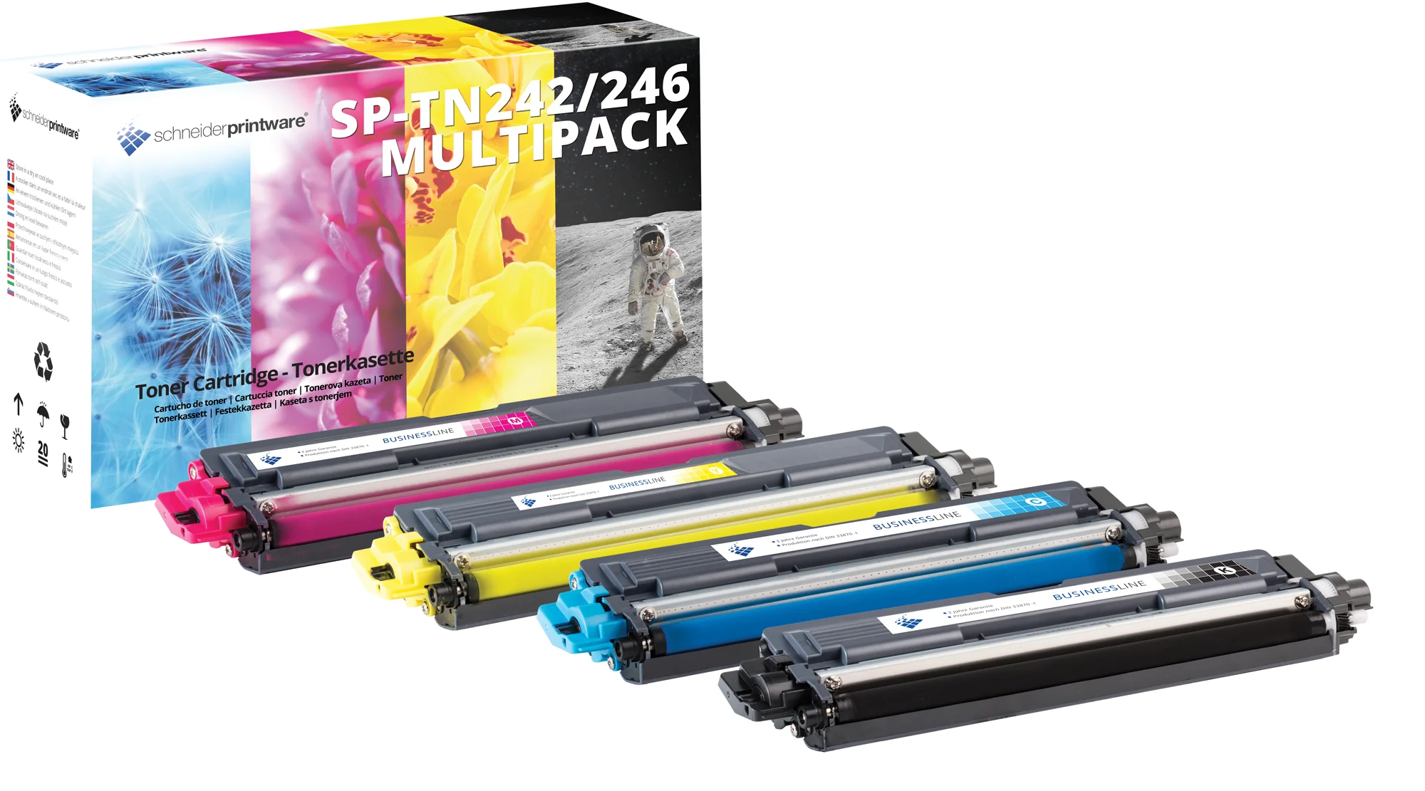 4 Schneiderprintware Toner ersetzen Brother TN-242 / TN-246