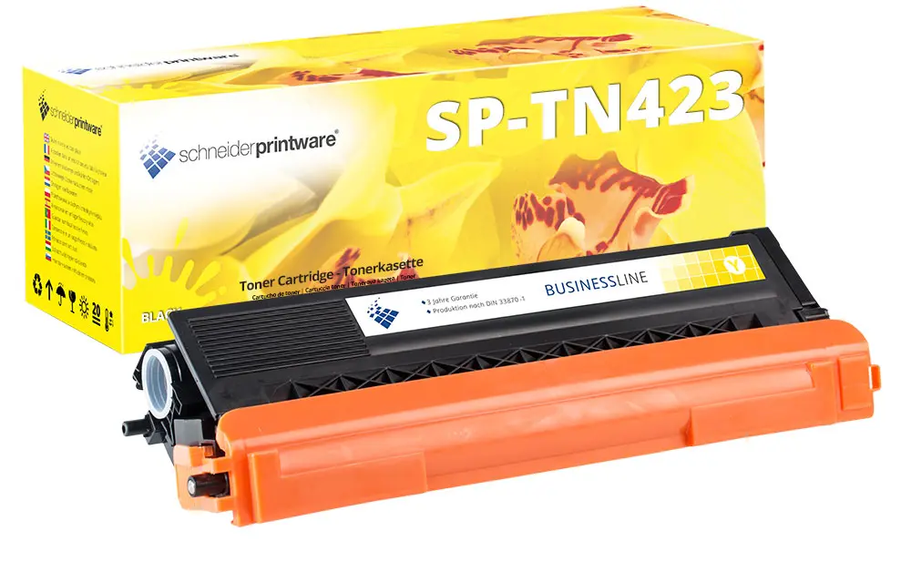 Schneiderprintware Toner ersetzt Brother TN-423Y Yellow