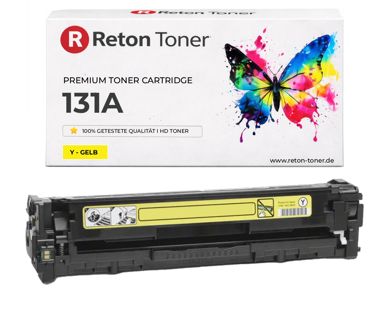 Reton Toner kompatibel zu HP CF212A / HP 131A Yellow