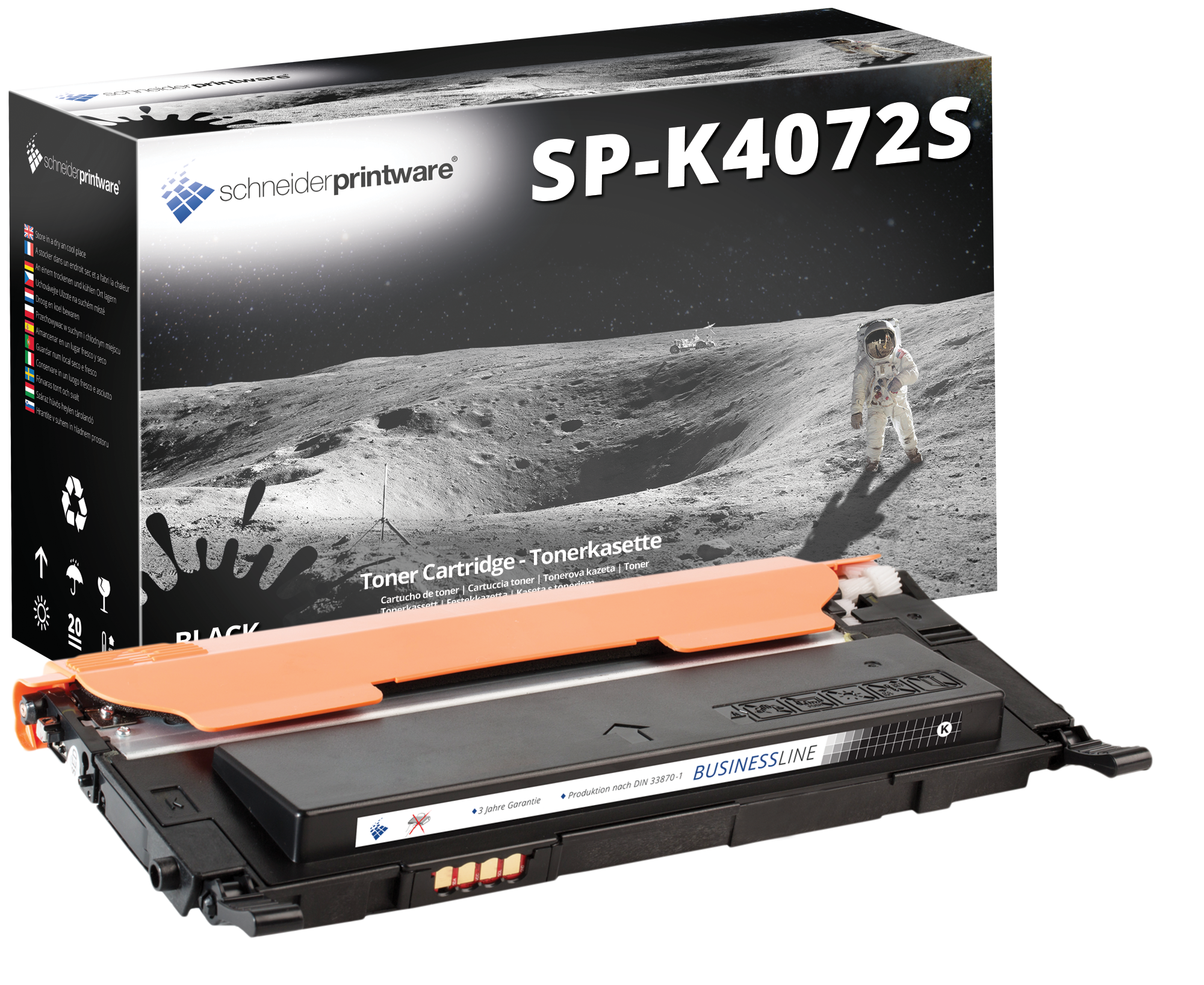 Schneiderprintware Toner ersetzt Samsung CLT-K4072S