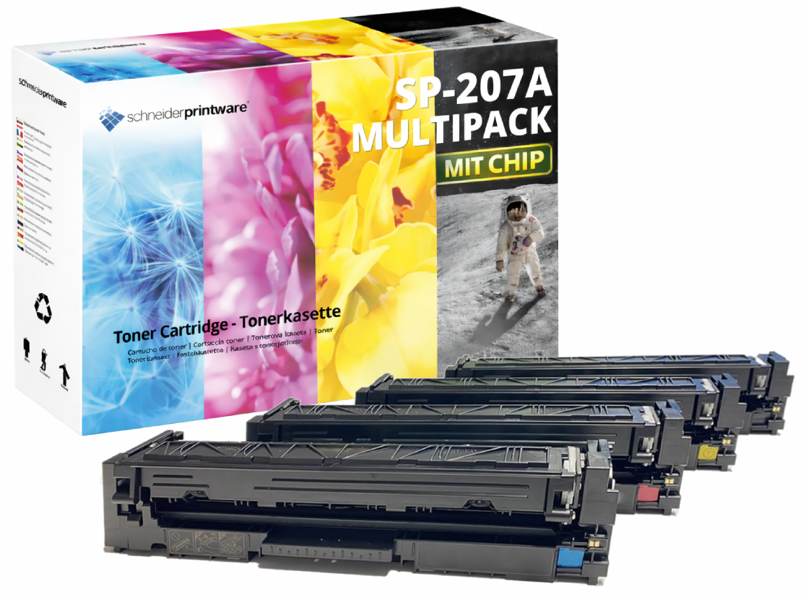 HP 207A Toner Multipack | mit CHIP | W2210A W2211A W2212A W2213A
