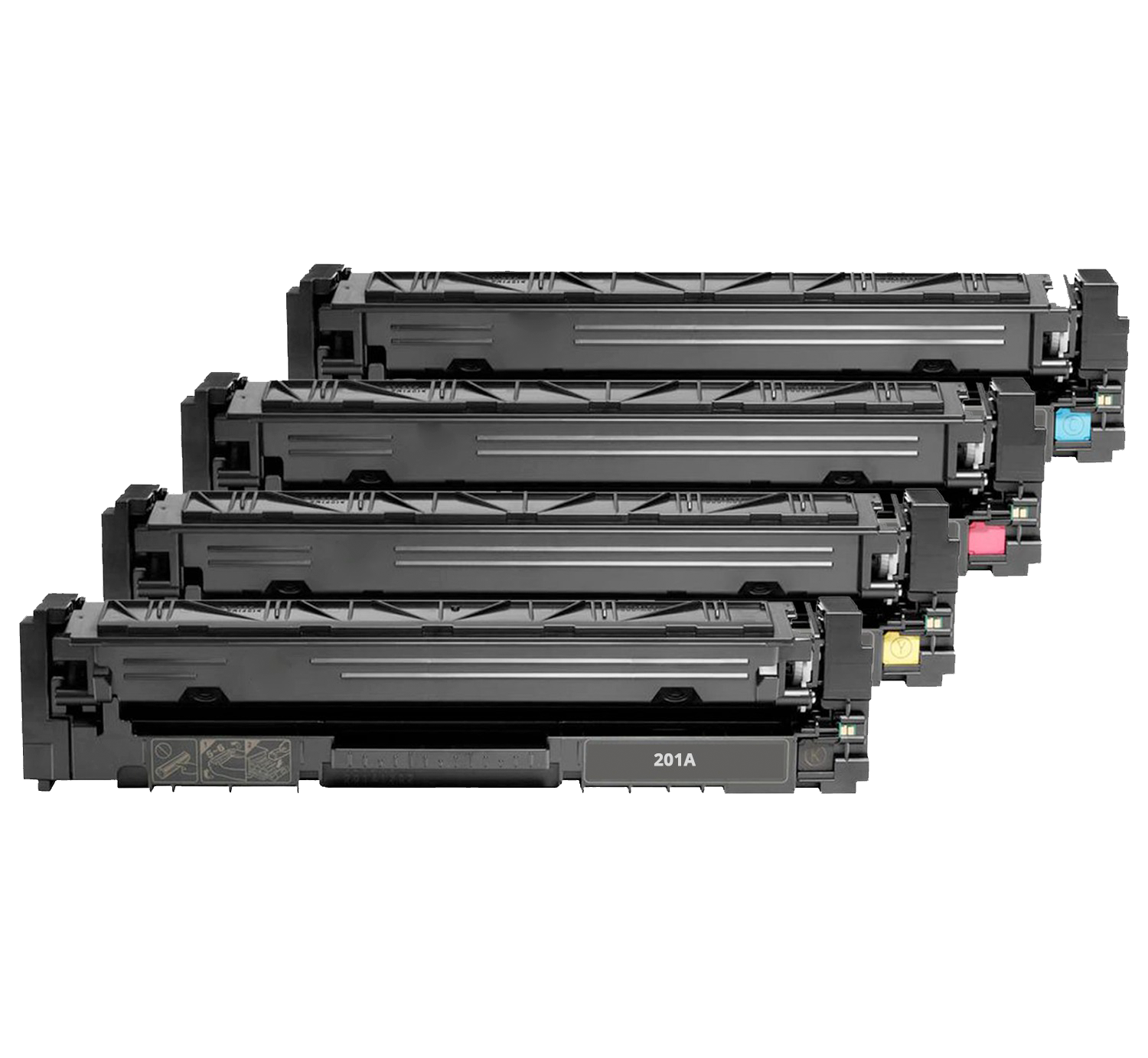 HP 201A Toner Multipack, erneuert mit ca. 90% wiederverwendeten Originalteilen, kompatibel mit HP Color LaserJet Pro Druckern