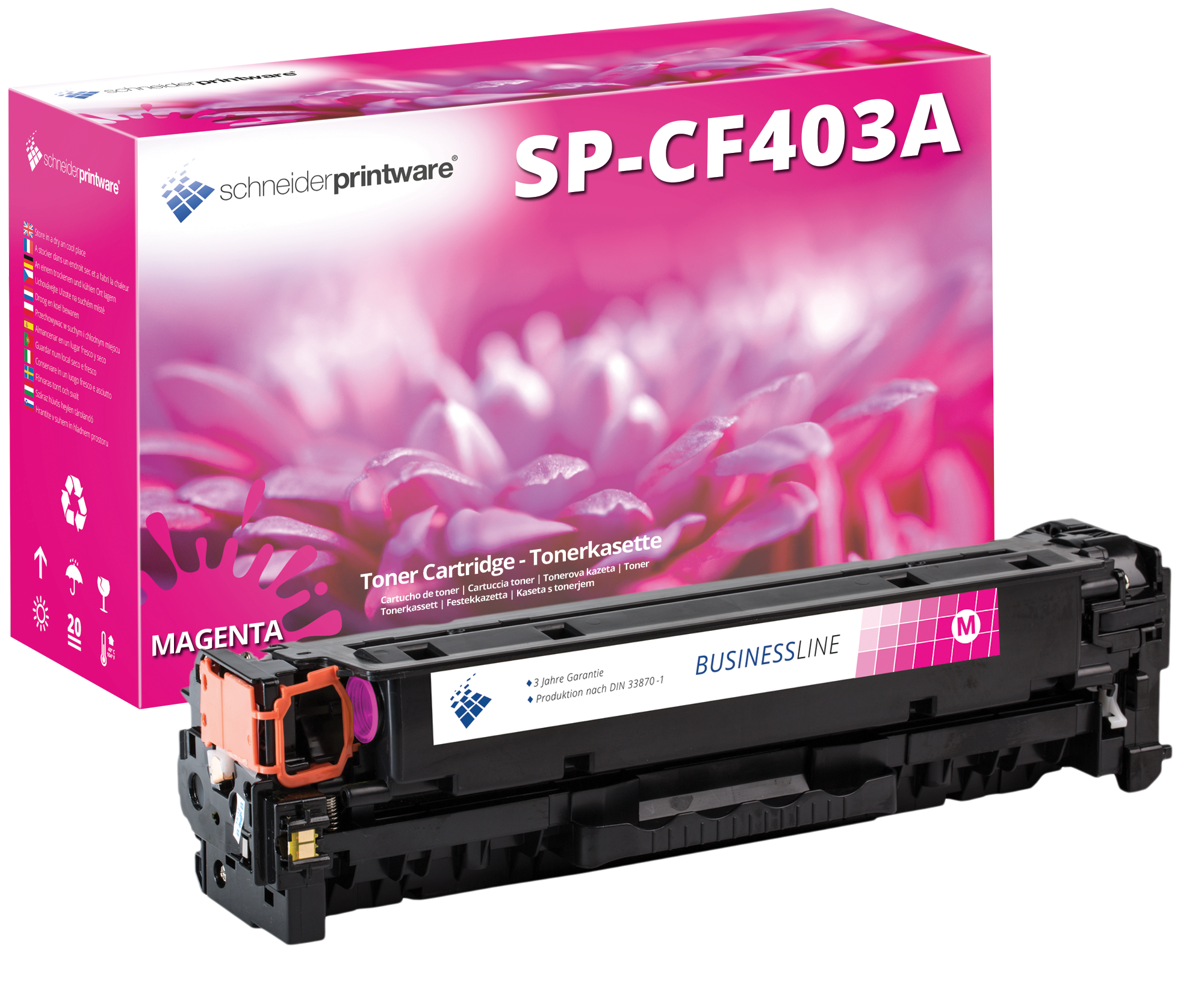 Kompatibel für HP CF403A / 201A Toner Magenta