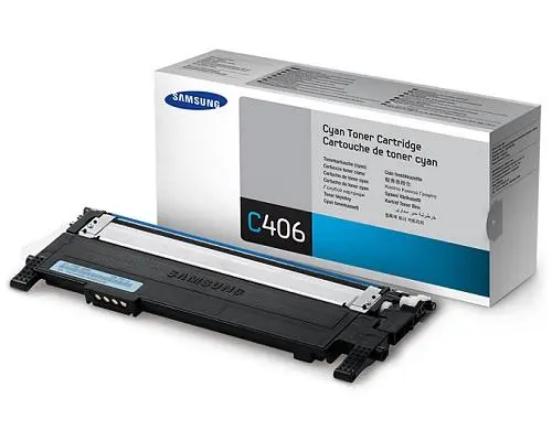 Samsung Original-Toner C406 (1.000 Seiten) Cyan