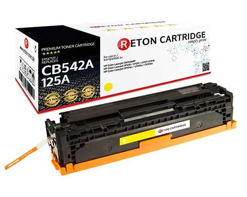 Reton Toner kompatibel zu HP 125A / CB542A Yellow