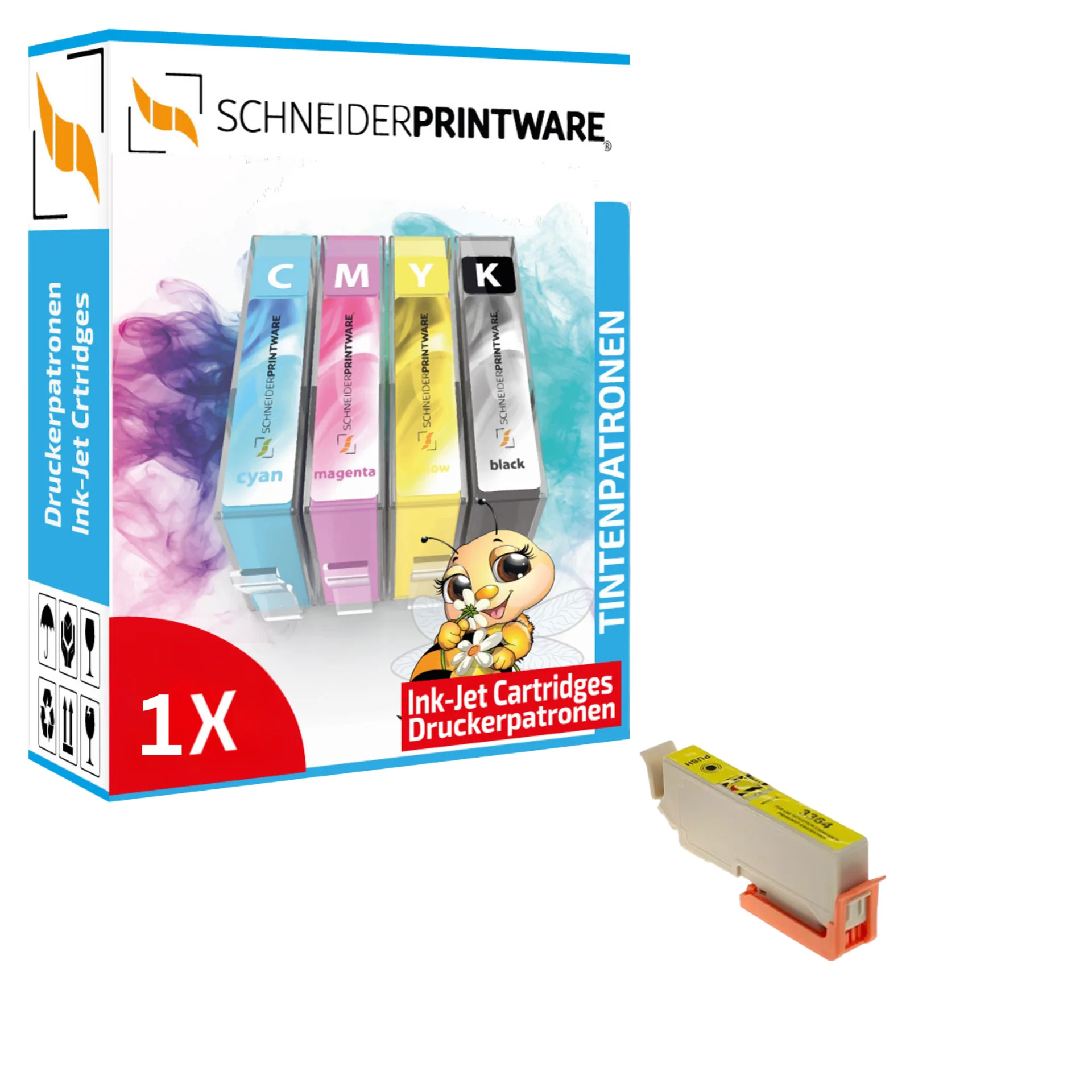 Kompatibel mit Epson 33XL/ T3364/ C13T33644012 XL-Druckerpatrone Yellow