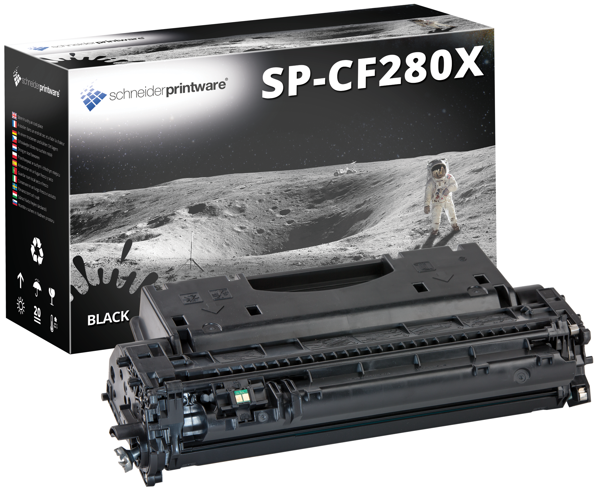 Schneider Printware Toner 50% mehr Druckleistung ersetzt HP CF280X