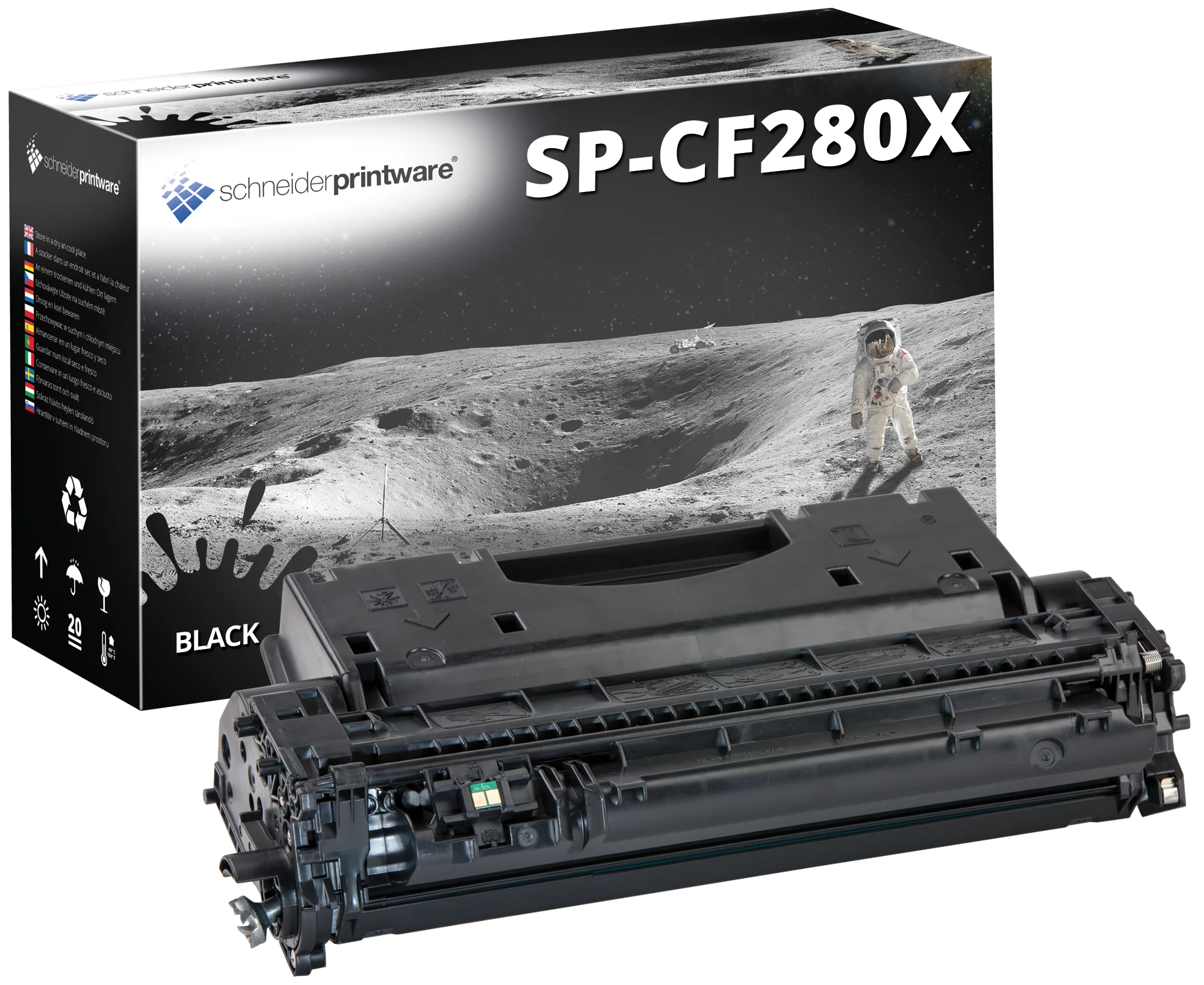 Schneider Printware Toner 50% mehr Druckleistung ersetzt HP CF280X