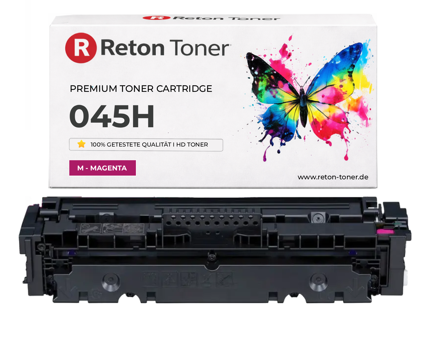 Original Reton Toner ersetzt Canon 045H Magenta Original Reton Toner ersetzt Canon 045H Magenta