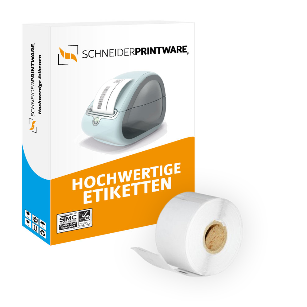Kompatibel für Dymo Labelwriter 310 (99018 / S0722470) Etikett 110x (38mm x 190mm)