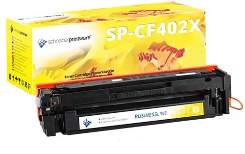 Hochleistungstoner 50% höhere Leistung ersetzt HP 201X CF402X Yellow
