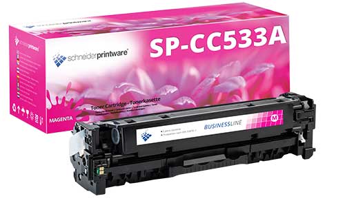Hochleistungstoner 30% mehr Druckleistung ersetzt HP 304A / CC533A Magenta