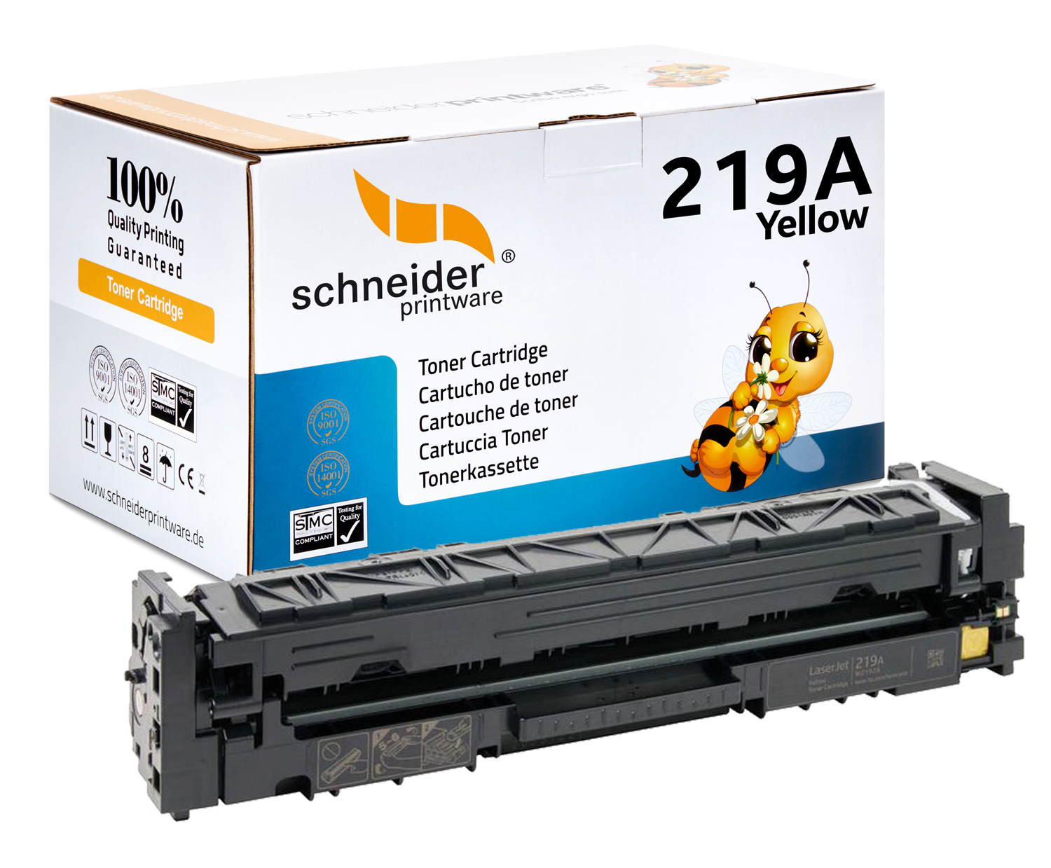 Kompatibel für HP 219A W2192A Yellow