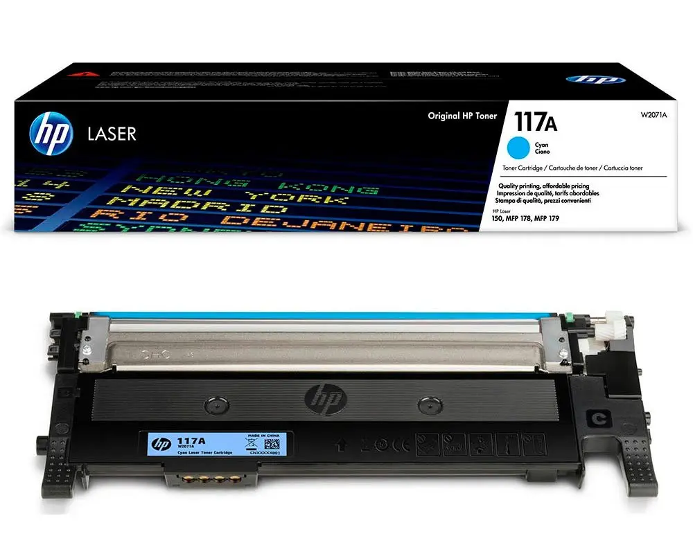 HP 117A Original-Toner W2071A (700 Seiten) Cyan