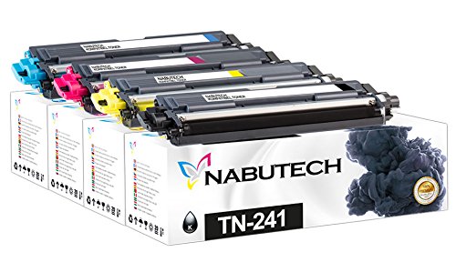 4 Nabutech Toner ersetzen Brother TN-241BK, TN-245M, TN-245Y, TN-245C
