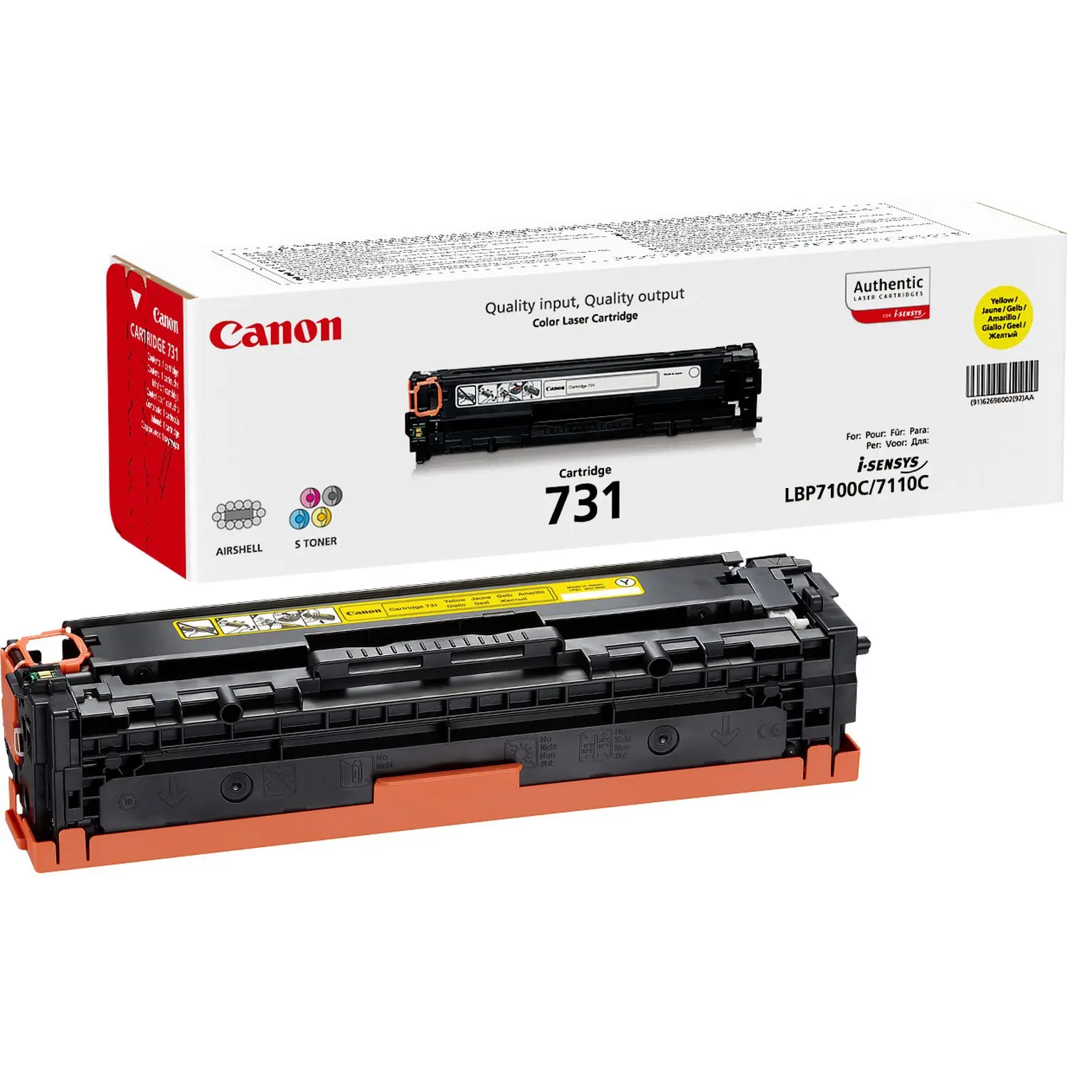 Canon 731 Yellow Toner