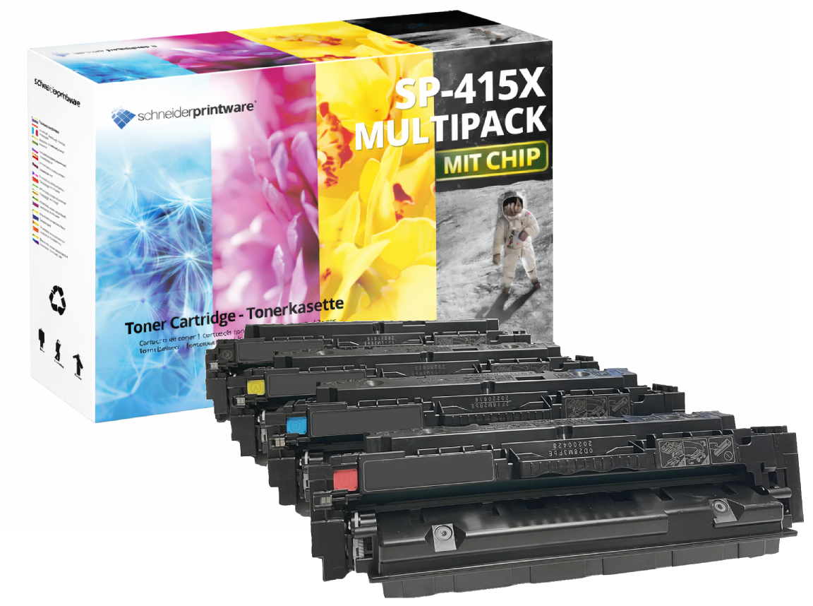 HP 415X Toner Multipack | mit CHIP | W2030X W2031X W2032X W2033X